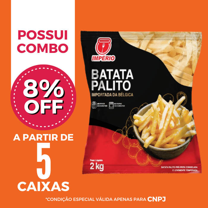 Batata Congelada 9mm 2kg - Império